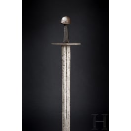 A significant German knightly sword, 12th century