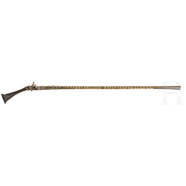 A Tunisian miquelet lock rifle, circa 1800