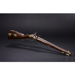 A deluxe flintlock carbine from the armoury of the Princes of Esterh&aacute;zy by Caspar Zellner of Vienna, circa 1720