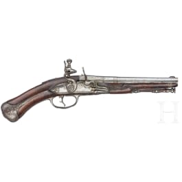 A flintlock pistol by Pietro Fiorenti in Brescia (Italy), circa 1700
