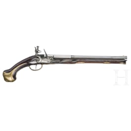 A flintlock pistol by J. W. Bongarde in D&uuml;sseldorf, circa 1780