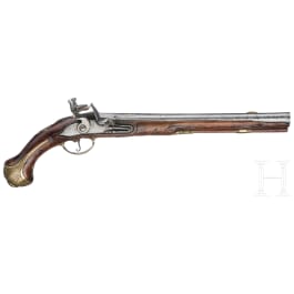 A flintlock pistol, Li&egrave;ge, circa 1720