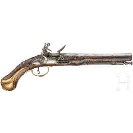 An Italian flintlock pistol, circa 1730