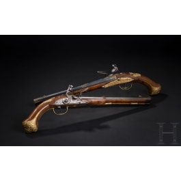 A pair of fine flintlock pistols by Felix Roscher in Carlsbad, circa 1730