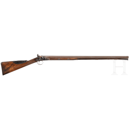 An English flintlock shotgun by Joseph Manton in London, circa 1800