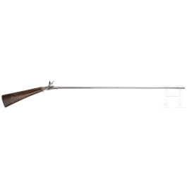 An early air gun with stock reservoir, late 18th century