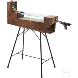 A portable German air pistol indoor shooting range, 2nd half of the 20th century