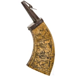 A powder flask for musketeers, Germany, ca. 1600