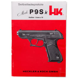 Heckler & Koch, preliminary manual for P9 Sk