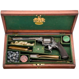 A Percussion Revolver Adams, System Tranter, in Case