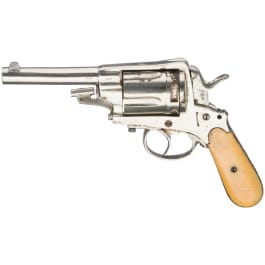 A Gasser-system "Vero Montenegro" revolver, nickel-plated