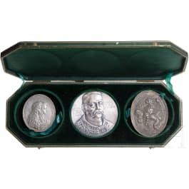 Drei Medaillen, Italien, Deutsches Reich und Polen, 16. - 20. Jhdt.