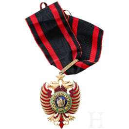 Skanderbeg-Orden (Urdh&eacute;ri i Sk&eacute;nderbeut) - Halsdekoration der 3. Klasse
