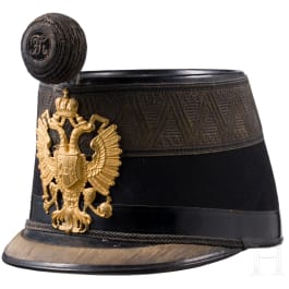 Tschako f&uuml;r Subalternoffiziere der k.u.k. Infanterie