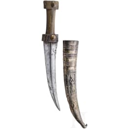 Kandjar mit Rhinozeroshorngriff, Kurdistan, 19. Jhdt.