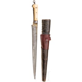 Khybermesser mit Wootz-Klinge, Afghanistan, 19. Jhdt.