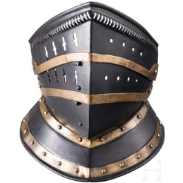 Abschl&auml;chtiges Visier f&uuml;r eine Sturmhaube, moderne Kopie, 20. Jhdt.