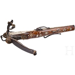 Verbeinte Armbrust im Stil des 17. Jhdts, Historismus, deutsch, 2. H&auml;lfte 19. Jhdt.