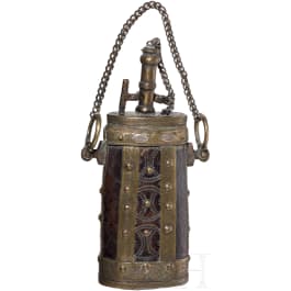 Pulverflasche, Nordafrika, um 1900