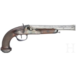 Perkussionspistole, Frankreich, um 1810