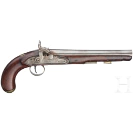 Perkussionspistole, P. Bond, London, um 1820
