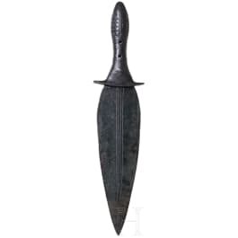 Archaischer Lorbeerblattdolch mit Bronzegriff, Luristan, 3. Jtsd. v. Chr.