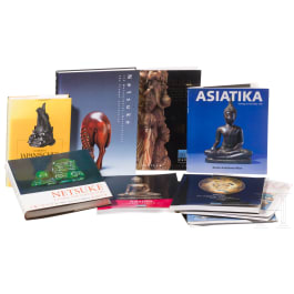 Sammlung Kataloge und B&uuml;cher &uuml;ber Asiatika, DE/EN