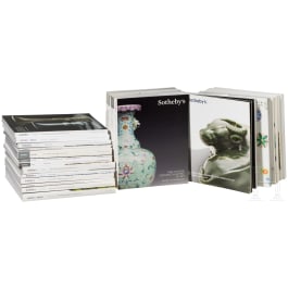 23 Auktionskataloge zu asiatischer Kunst, Sotheby's London, Paris, New York, Hong Kong, 2012 - 2014