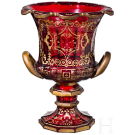 Gro&szlig;e Kratervase, B&ouml;hmen, um 1900