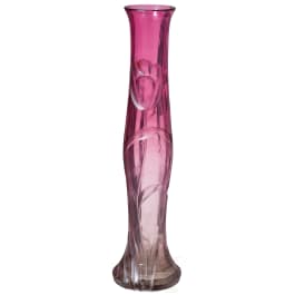 Vase mit Bl&uuml;tenzweig, Karlsbad, Moser, um 1900
