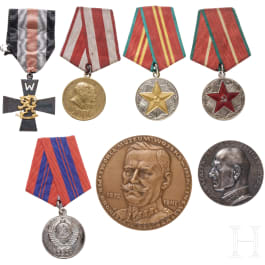 A collection of Polish and Soviet awards, 20th century