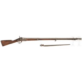 Perkussions-Infanteriegewehr mit Bajonett, norddeutsch(?), um 1840