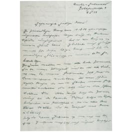 Generaloberst Walter Heitz (1878 - 1944) - eigenh&auml;ndiger, zweiseitiger Brief an die Sammlerin 1939