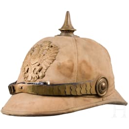 Korkhelm f&uuml;r Mannschaften der k. k. Gendarmerie, um 1900
