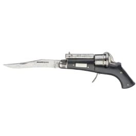 A pin-fire revolver with integrated folding knife, circa 1870