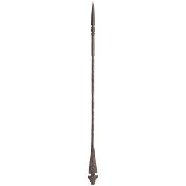 A Persian horseman's iron javelin (jarid), ca. 1800