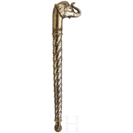 An Indian ceremonial mace, 19th century