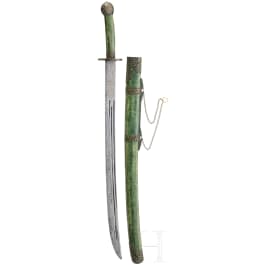 A Chinese dao with rayskin scabbard, 19th century
