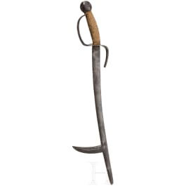 A Chinese saber with sickle-blade, 19th century