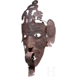 A Victorian iron scold's bridle in 17th/18th century style, Germany, 19th century