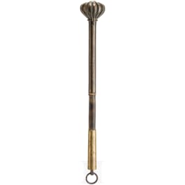 A Hungarian bronze mace, 17th century