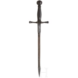A German left-hand dagger with armour piercing blade, ca. 1600