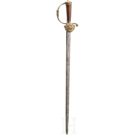 A German hunting hanger, circa 1730