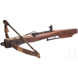 A heavy Bavarian target crossbow, end of 19th century