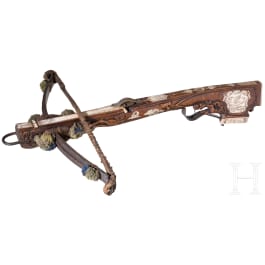 A Saxon crossbow, historicism, in the style of circa 1730