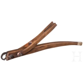 A crossbow spanning lever, historicism in the style of the 17th/18th century