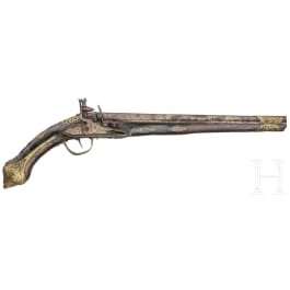 A Balkan Turkish flintlock pistol, circa 1830