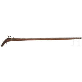 A Chinese matchlock rifle, 19th century