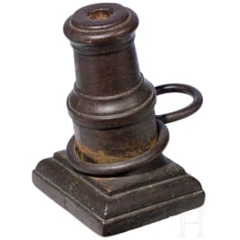 A large German cast iron signaling canon, 17th/18th century