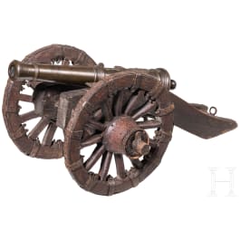 A French miniature field gun, 18th century